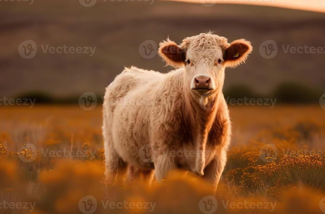 Fluffy Cow
