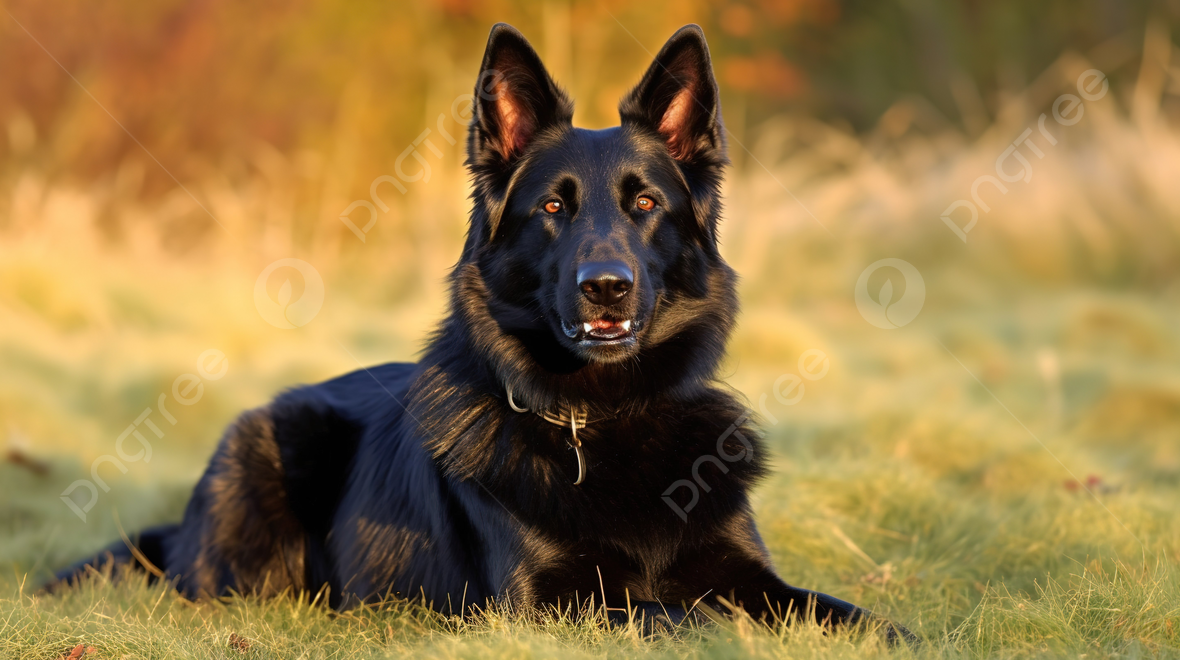 Black German Shepherd
